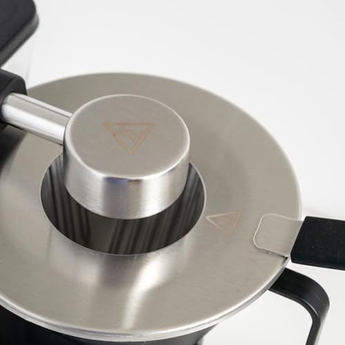 8 Cup Plastic Free Automatic Drip Pour Over Coffee Maker in Stainless Steel