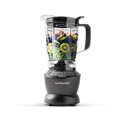 1200 Watt Food Blender Combo with Dishwasher Safe Plastic Pitcher