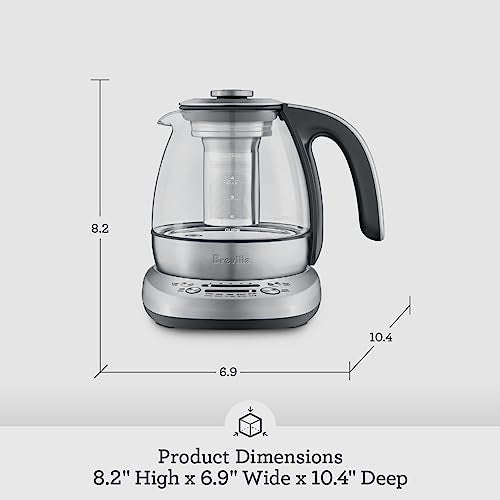 4 Cup Compact Tea Maker and Water Kettle with Glass Infuser
