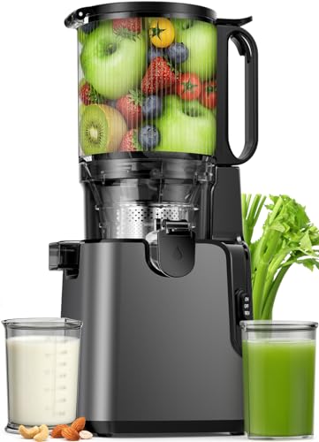 400W Two in One Cold Press Juicer with 5.8 Inch Chute for Nut Milk