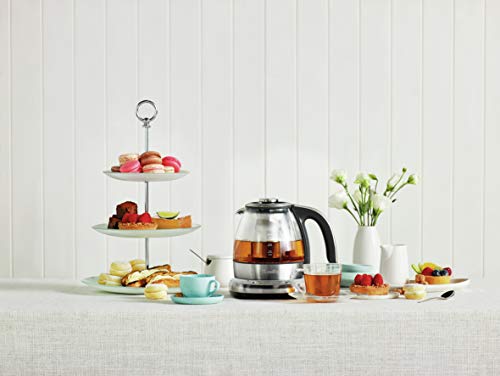 4 Cup Compact Tea Maker and Water Kettle with Glass Infuser
