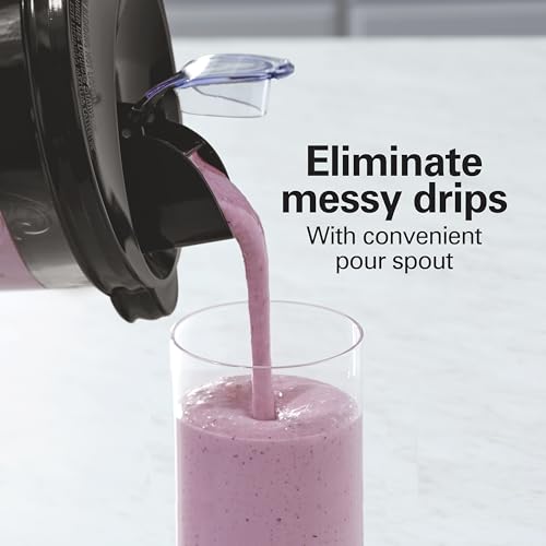 40 Oz Glass Jar Blender with 14 Functions for Blending and Pureeing