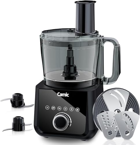 600W Food Processor for Slicing Shredding Chopping Kneading and Ice Crushing
