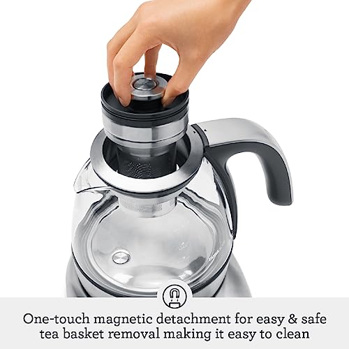 4 Cup Compact Tea Maker and Water Kettle with Glass Infuser