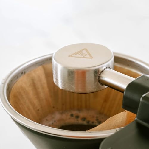 8 Cup Plastic Free Automatic Drip Pour Over Coffee Maker in Stainless Steel
