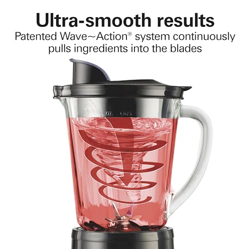 40 Oz Glass Jar Blender with 14 Functions for Blending and Pureeing