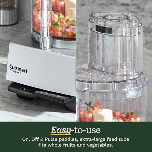 11 Cup Professional Food Processor for Chopping Slicing and Shredding