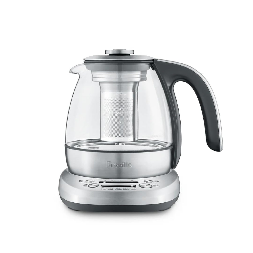 4 Cup Compact Tea Maker and Water Kettle with Glass Infuser