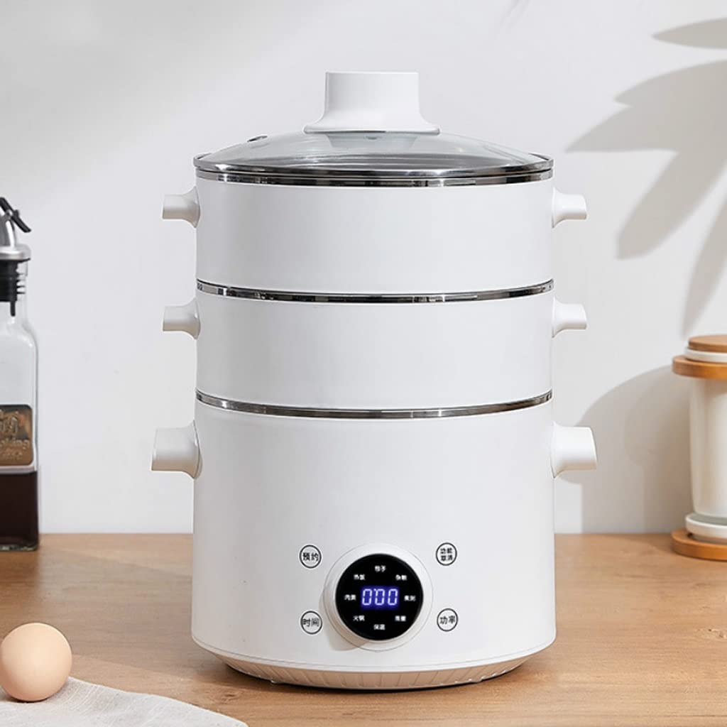 220V Multifunction Three Layer Electric Hot Pot and Rice Cooker