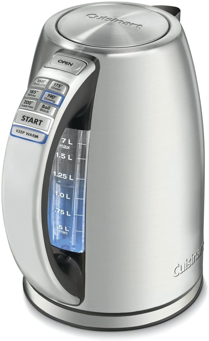 1.7 Liter 1500W Cordless Electric Kettle with Six Presets and Keep Warm