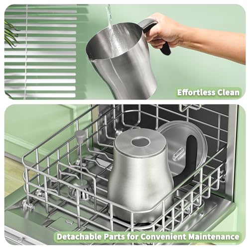 21oz Smart Touch Variable Temperature Milk Frother and Steamer