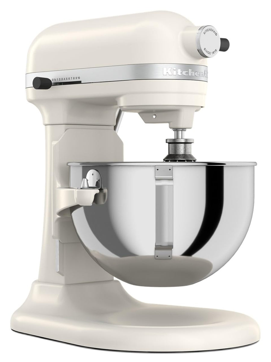 5.5 Quart Bowl Lift Stand Mixer with 11 Speeds in Porcelain White