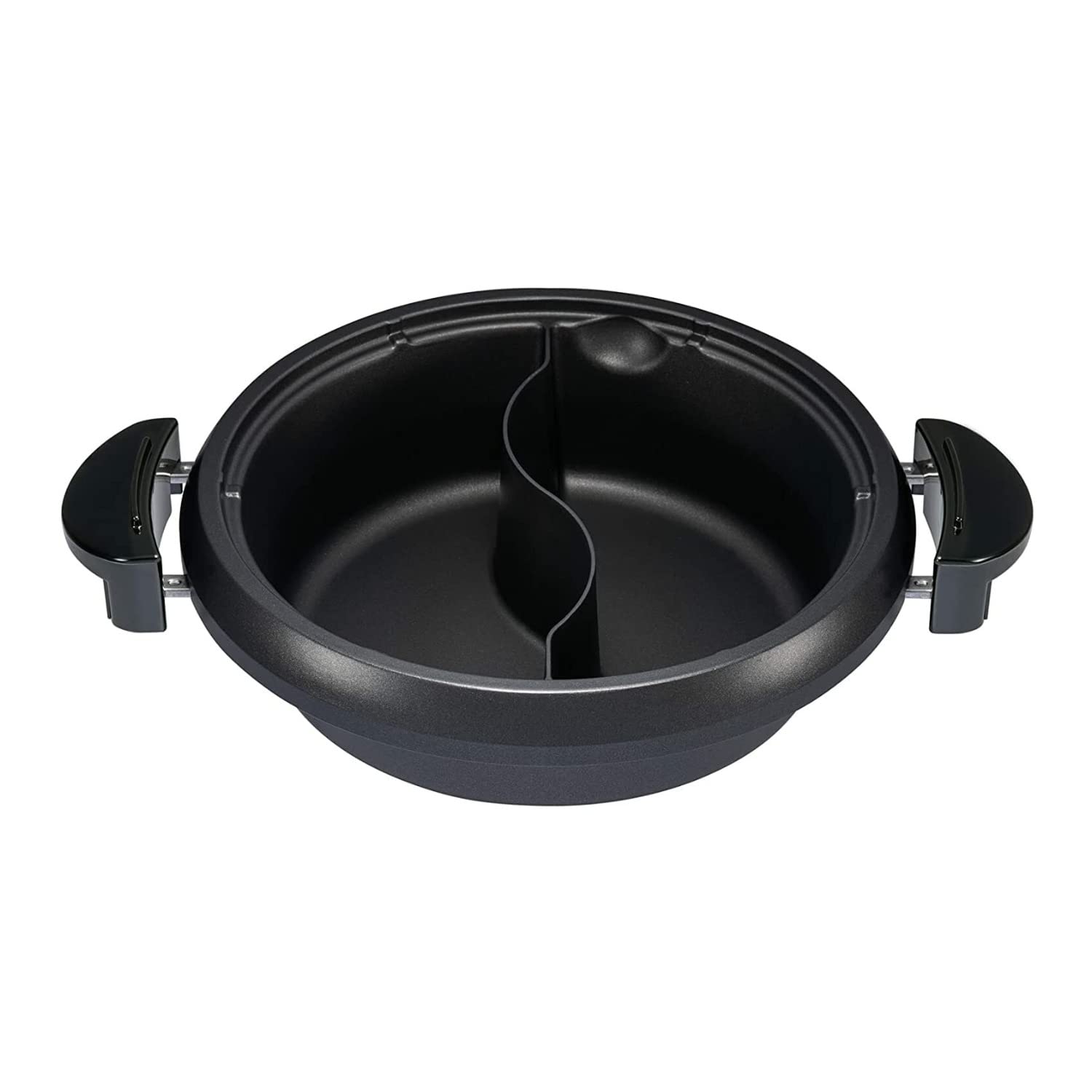Electric Skillet for Yin Yang Hot Pot and Tabletop Cooking