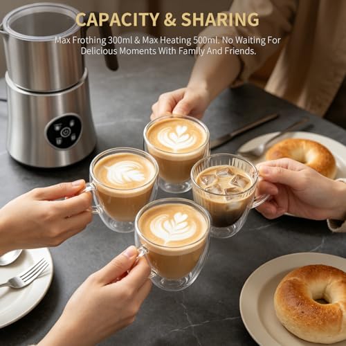 900ML Electric Milk Frother and Steamer