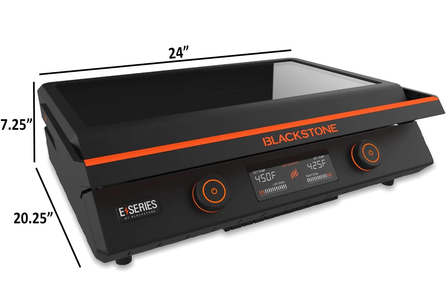 22 Inch Nonstick Electric Tabletop Griddle with Lid and Accessories