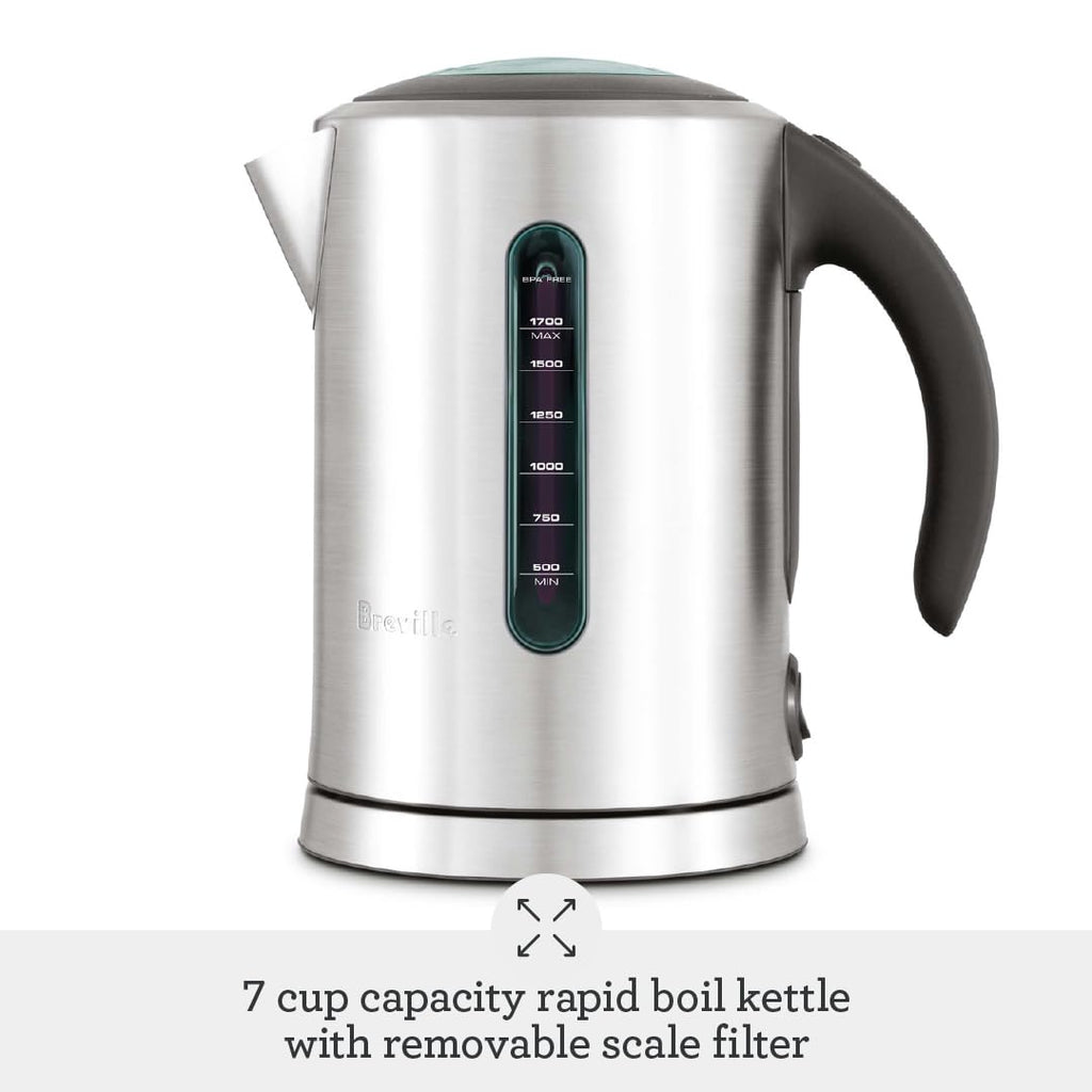 Stainless Steel Electric Water Kettle with Soft Open Lid