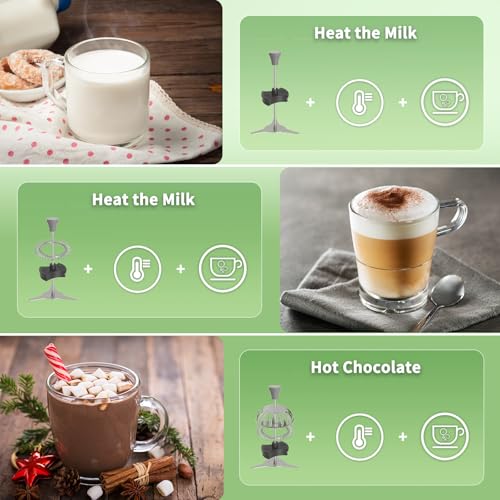 21oz Smart Touch Variable Temperature Milk Frother and Steamer