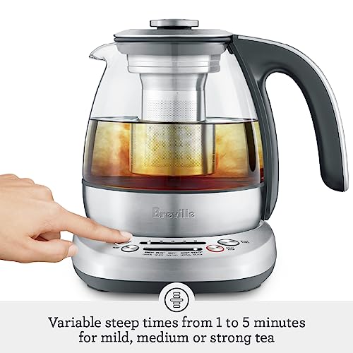 4 Cup Compact Tea Maker and Water Kettle with Glass Infuser