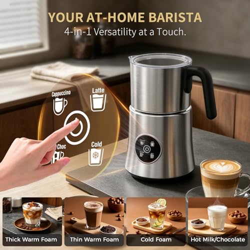 900ML Electric Milk Frother and Steamer