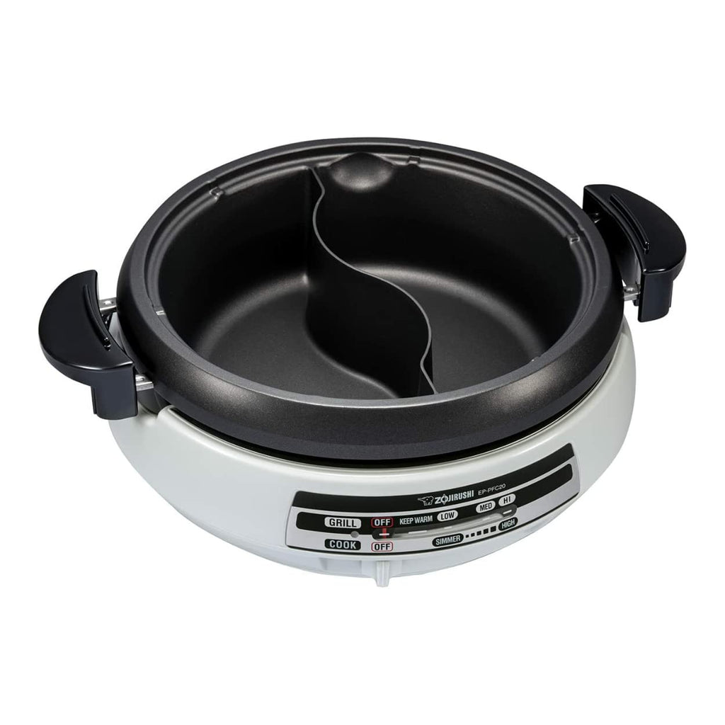 Electric Skillet for Yin Yang Hot Pot and Tabletop Cooking