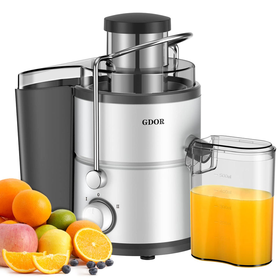 800W Dual Speed Centrifugal Juicer with 3 Inch Chute and Anti Drip