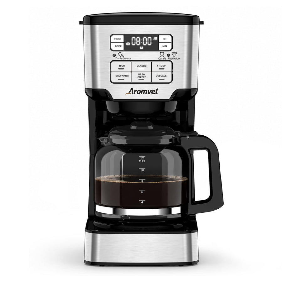 Programmable Drip Coffee Maker with Delay Brew and Keep Warm Function