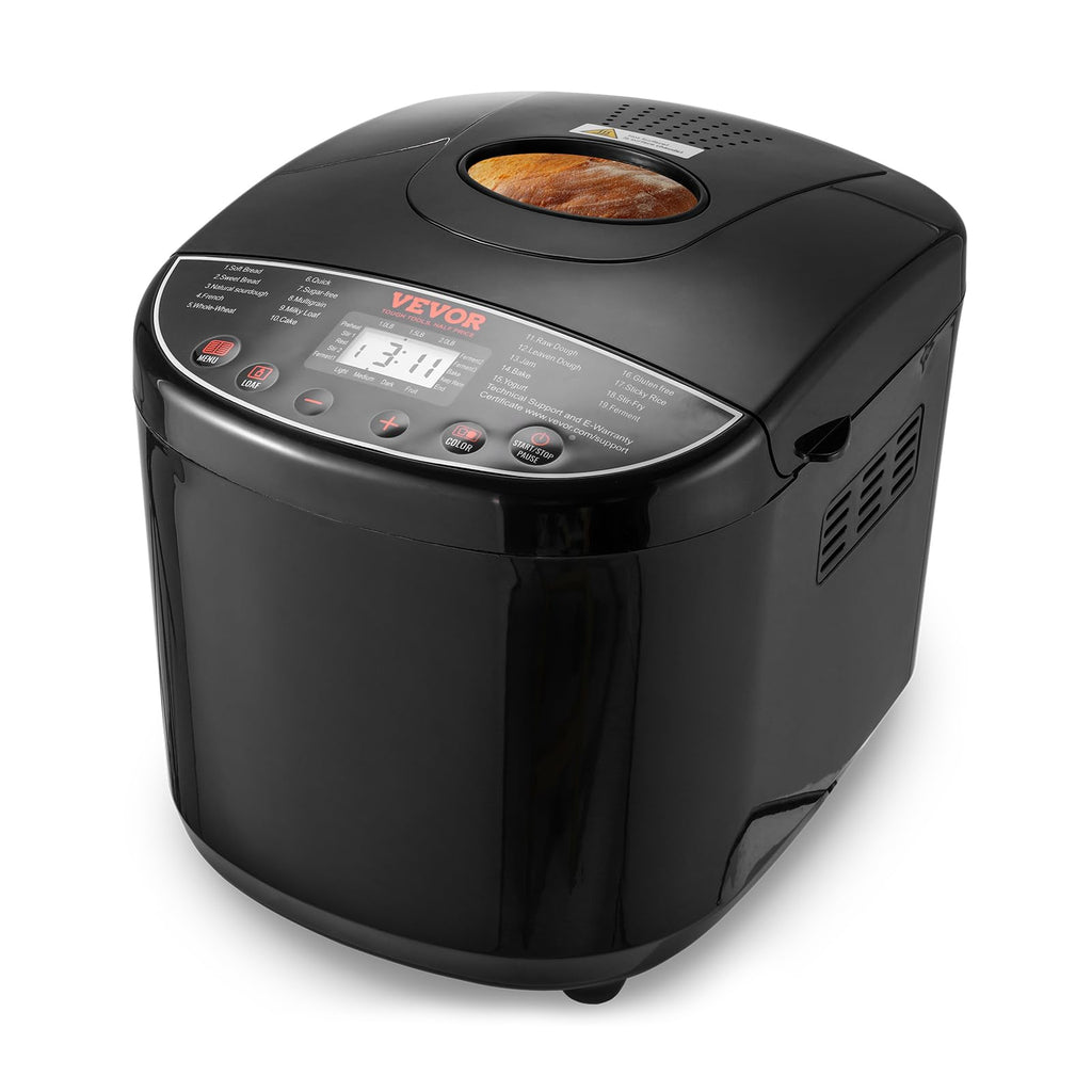 15 Function Bread Maker with Ceramic Pot and Delay Timer