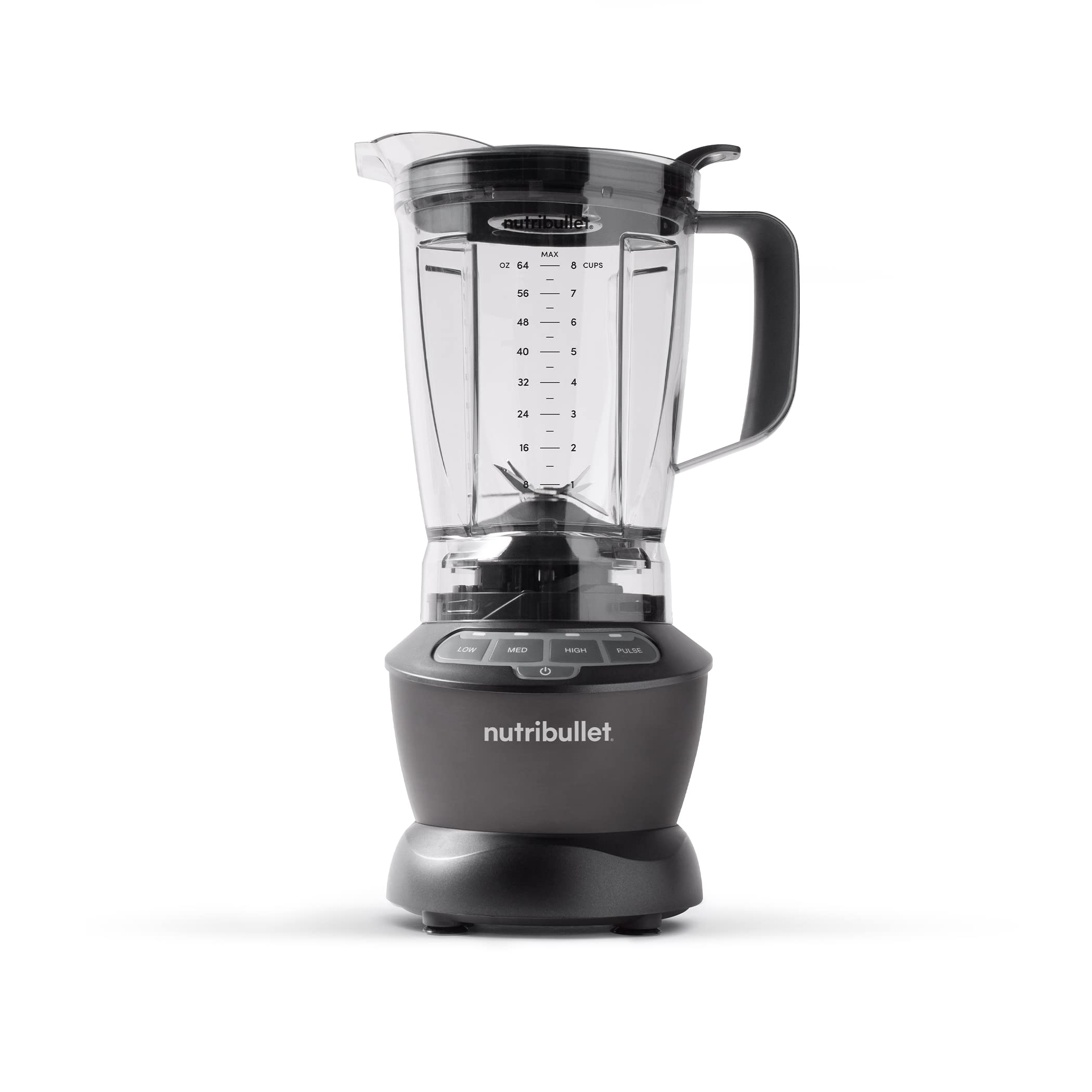 1200 Watt Food Blender Combo with Dishwasher Safe Plastic Pitcher