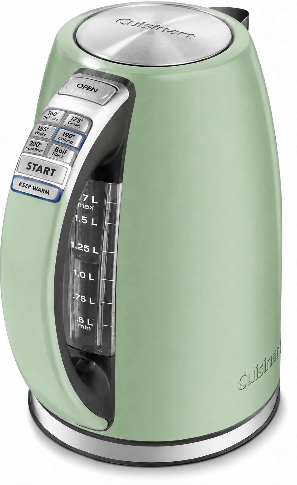1.7 Liter 1500W Cordless Electric Kettle with Six Presets and Keep Warm