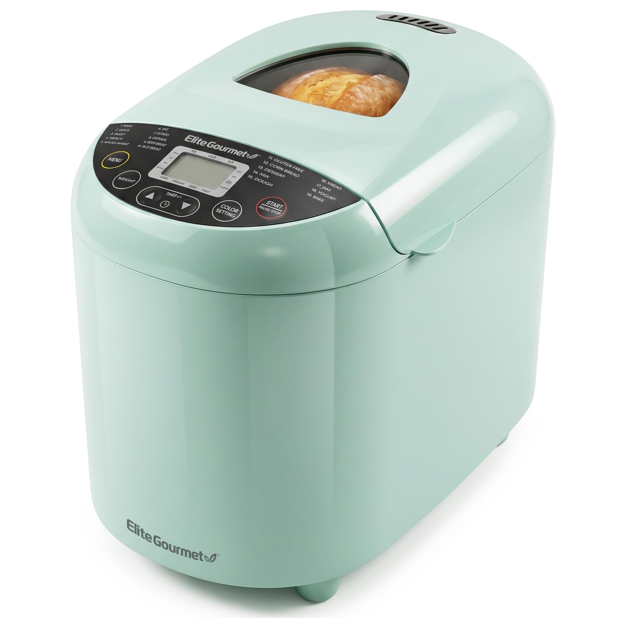 Programmable Bread Maker with 19 Programs and 3 Loaf Sizes