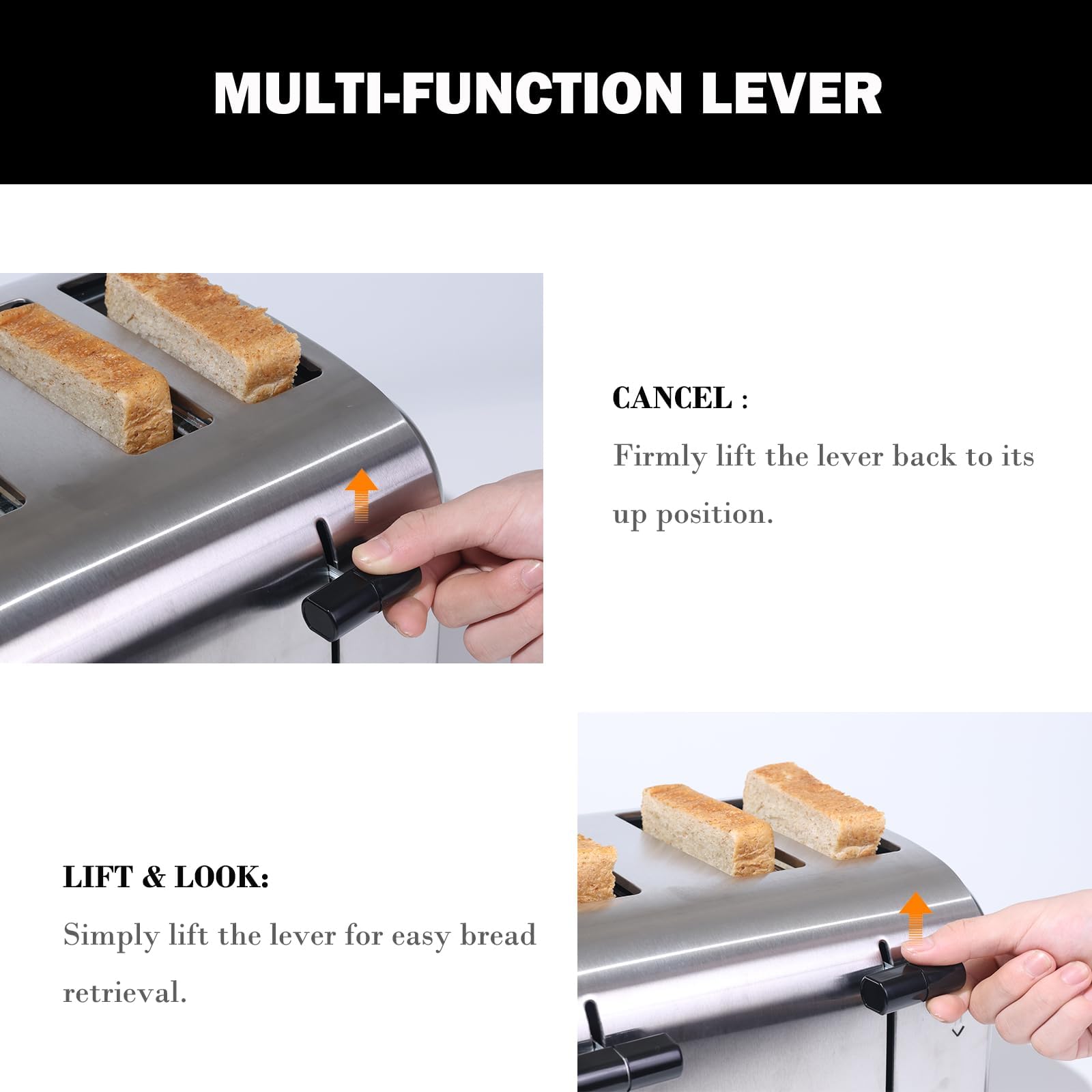 Commercial Grade 4 Slice Toaster