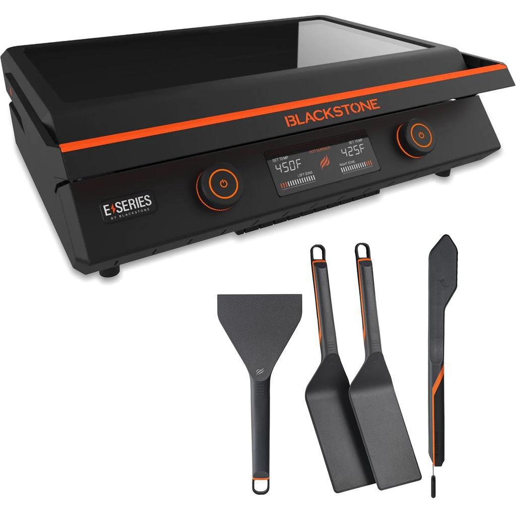22 Inch Nonstick Electric Tabletop Griddle with Lid and Accessories