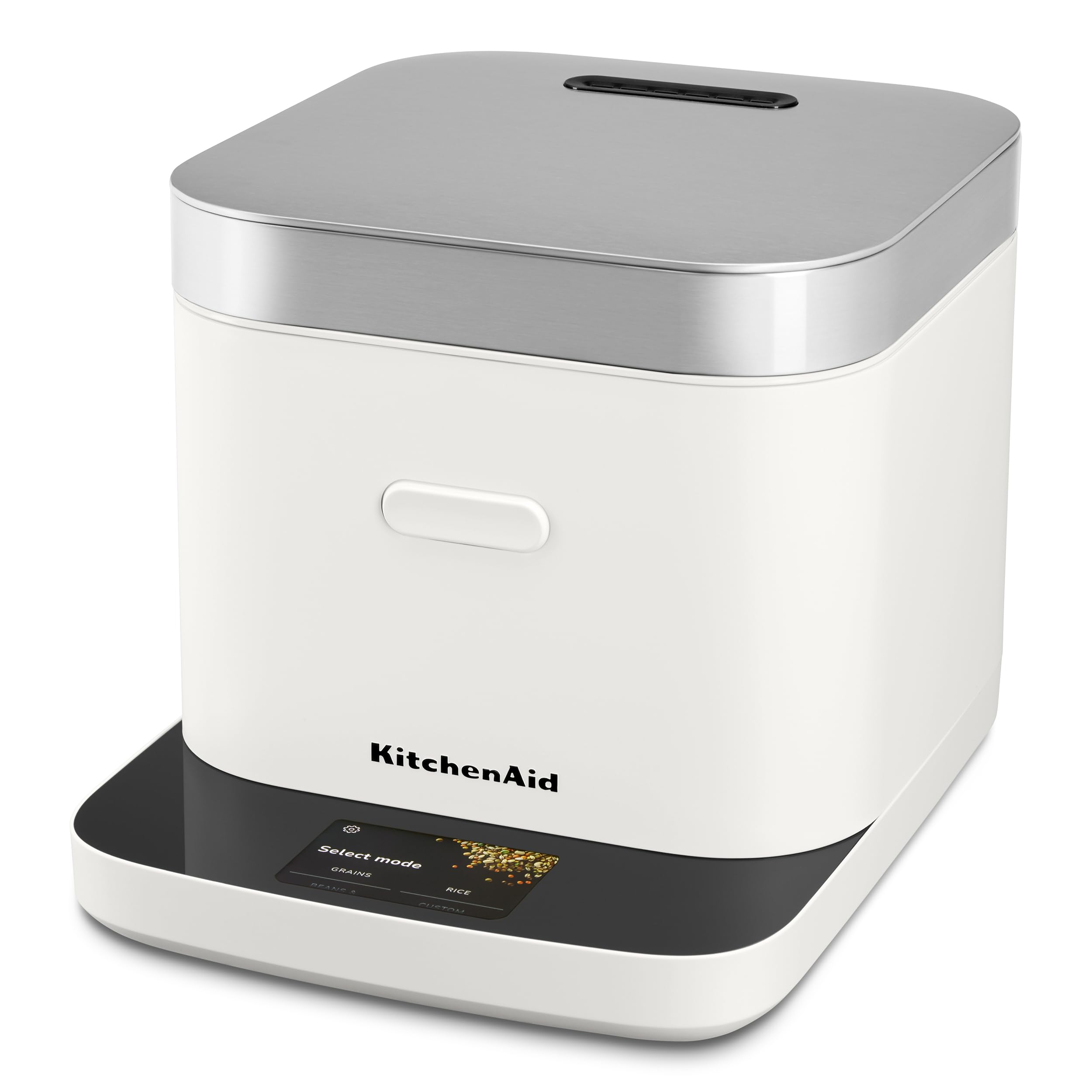 Compact Grain and Rice Cooker Black Matte