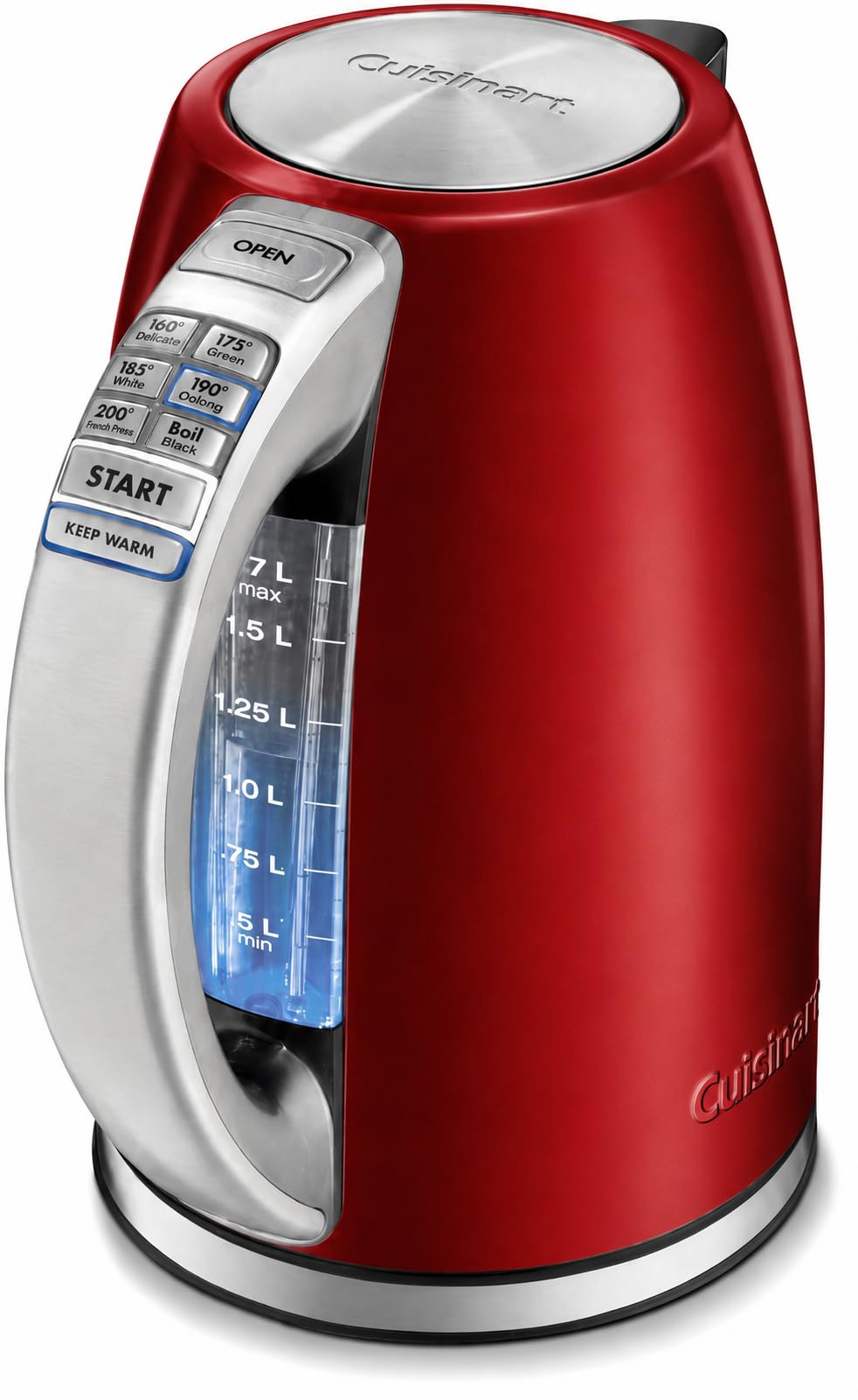 1.7 Liter 1500W Cordless Electric Kettle with Six Presets and Keep Warm