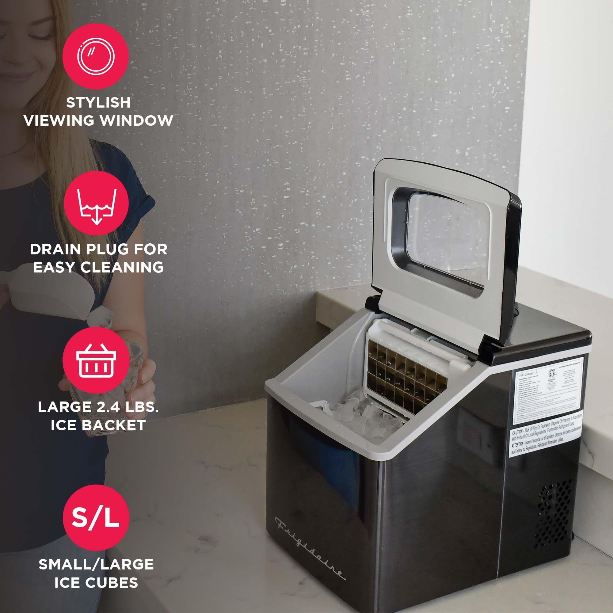 Extra Large Countertop Ice Maker