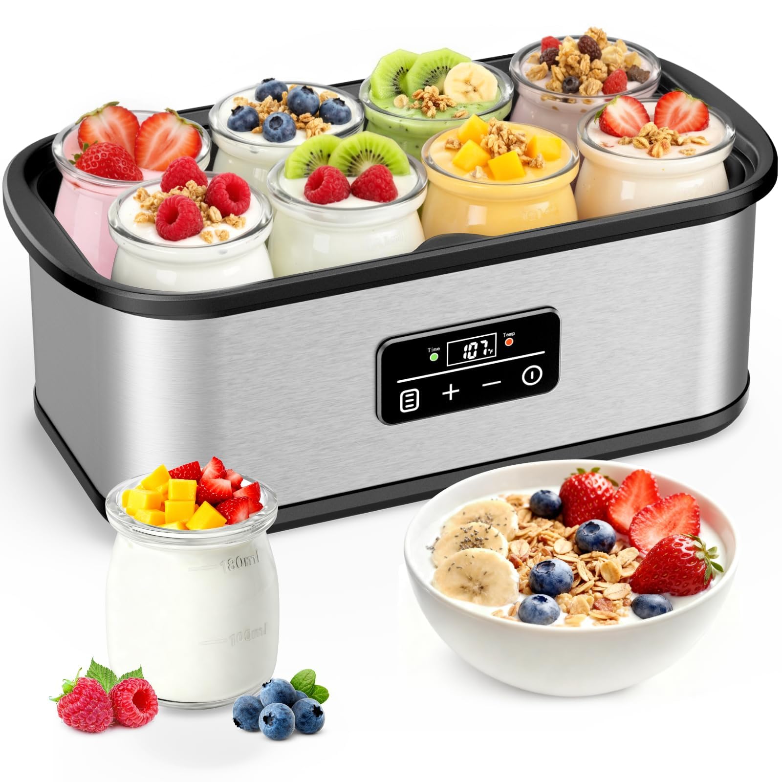 Yogurt Maker with Adjustable Temperature Control