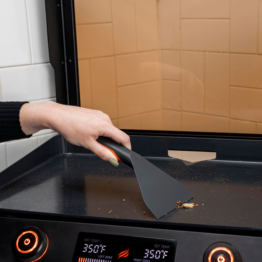 22 Inch Nonstick Electric Tabletop Griddle with Lid and Accessories