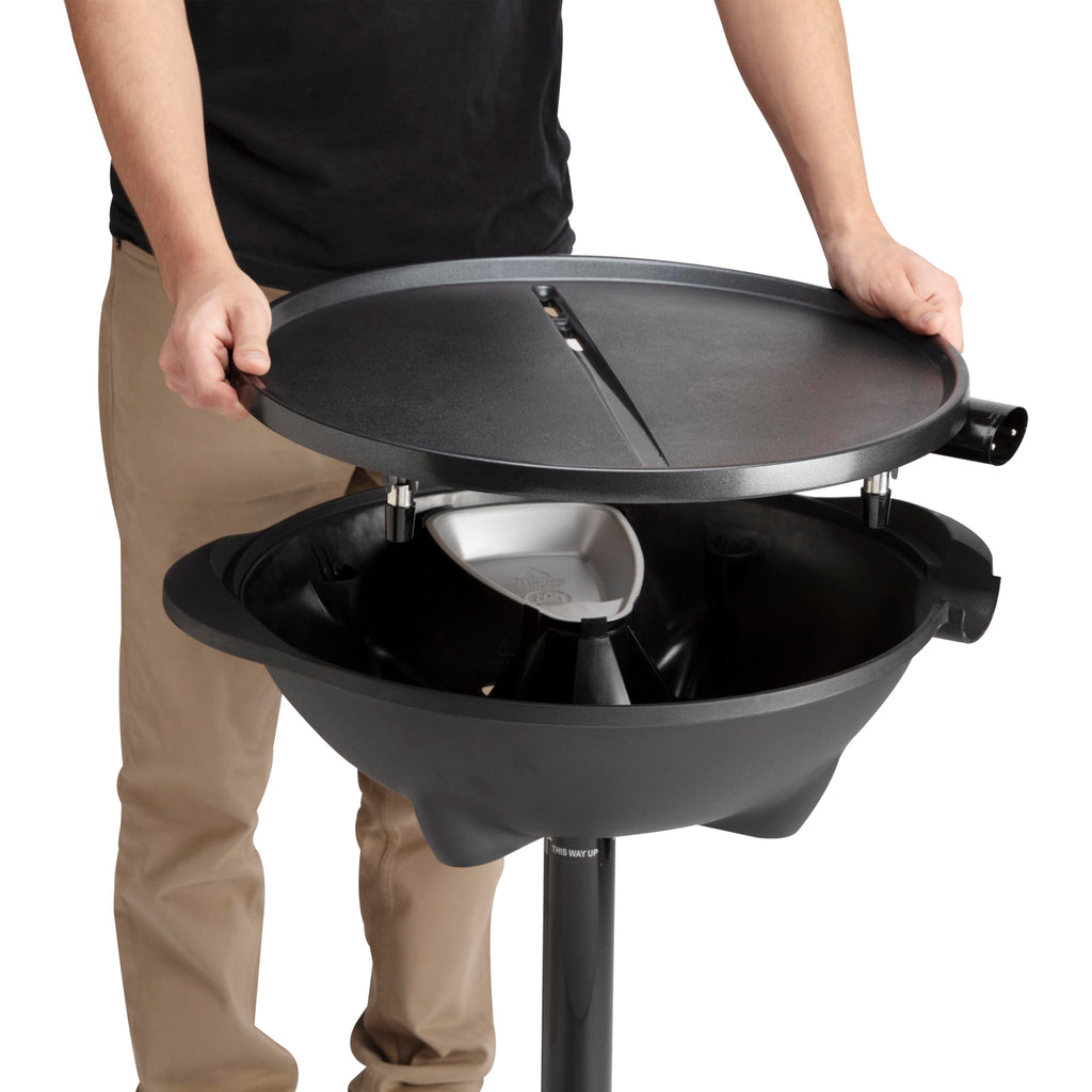 Two in One Portable Indoor Outdoor Electric Grill with Nonstick Surface