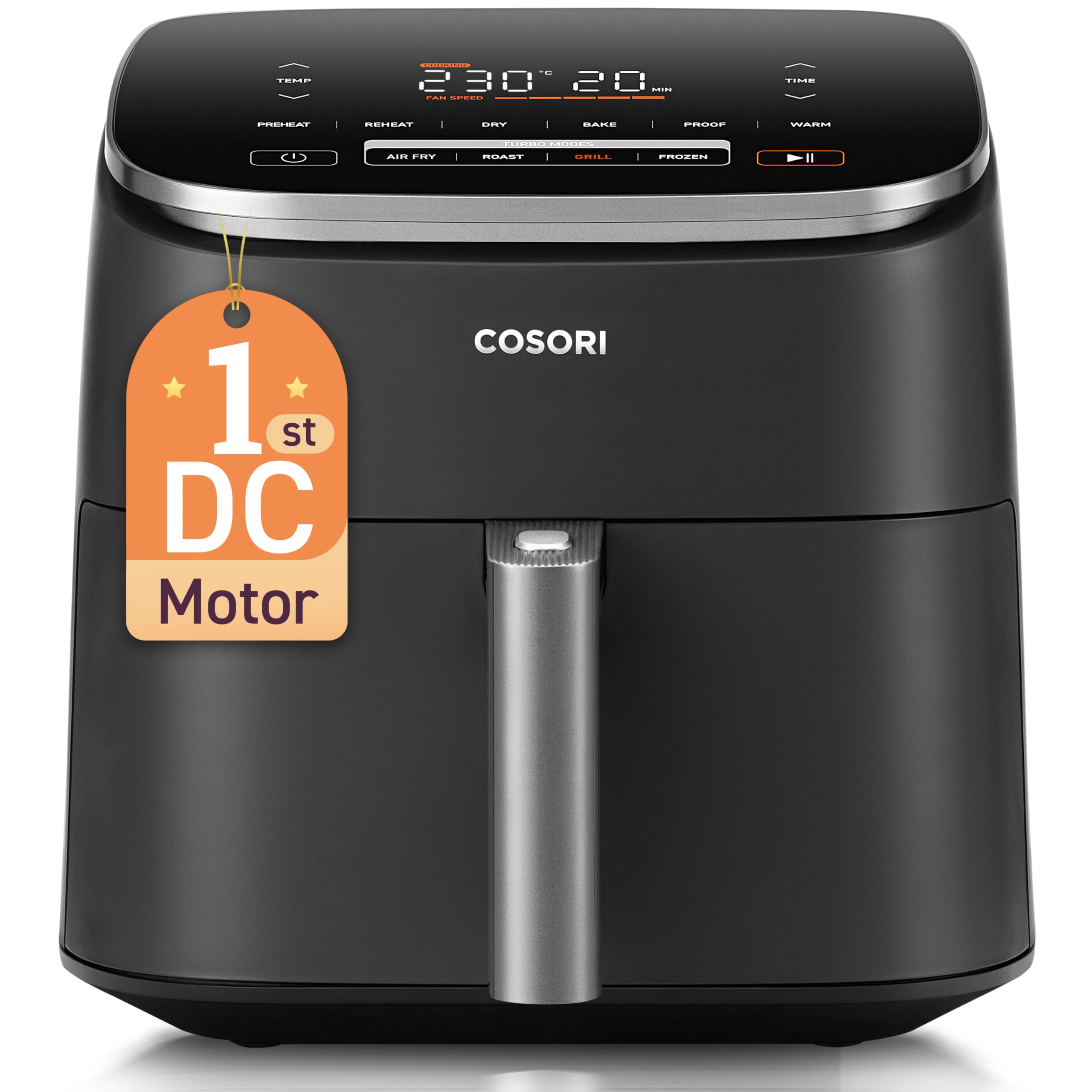 Basket Air Fryer with Eight Cooking Functions