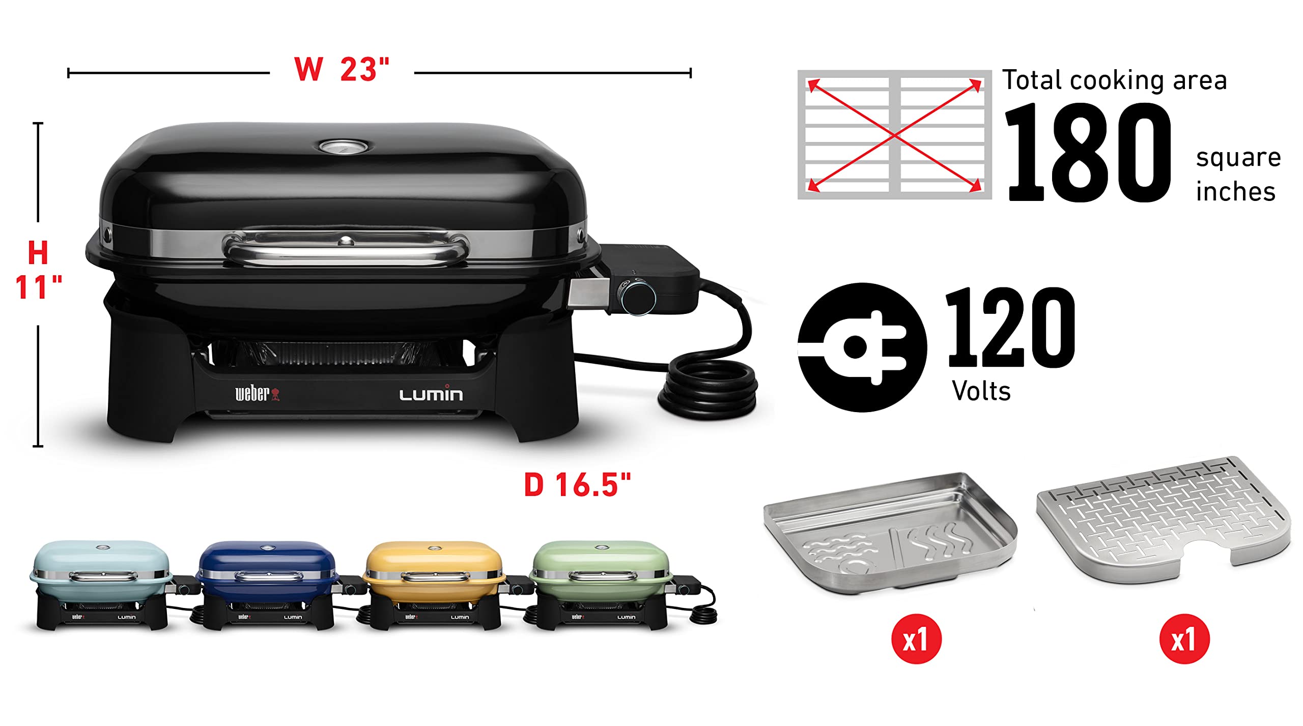 Electric Griddle Grill with Nonstick Cooking Surface