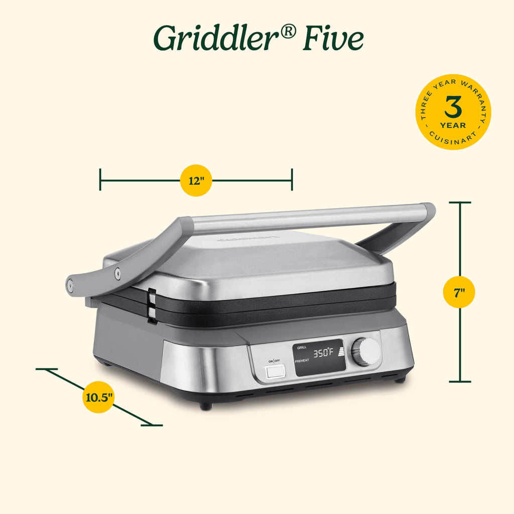 Digital Griddle and Grill Sandwich Makers