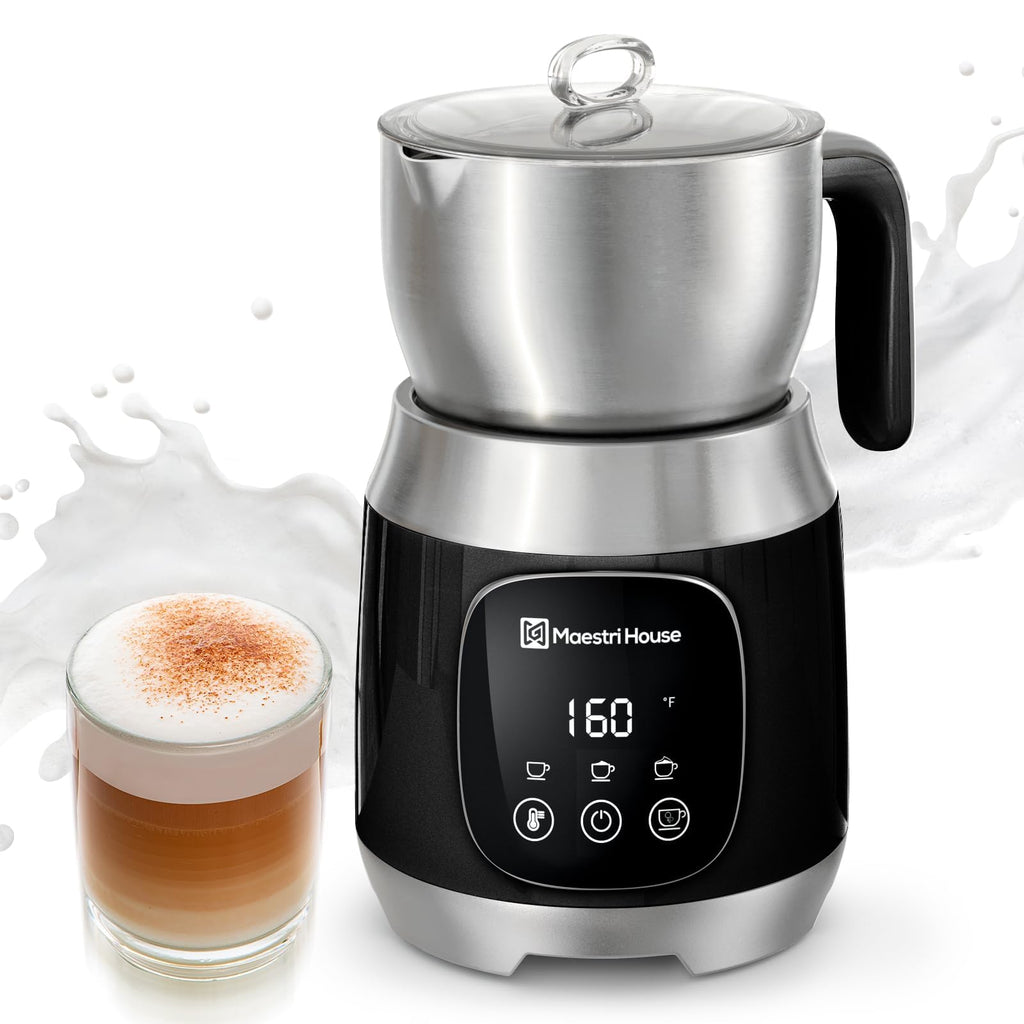 21oz Smart Touch Variable Temperature Milk Frother and Steamer