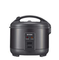 White Rice Cooker with Nonstick Pot Retractable Cord and 12 Hour Keep Warm