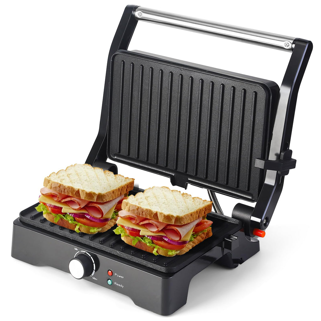 4 Slice Belgian Waffle Maker with Nonstick Plates and 3 Browning Levels