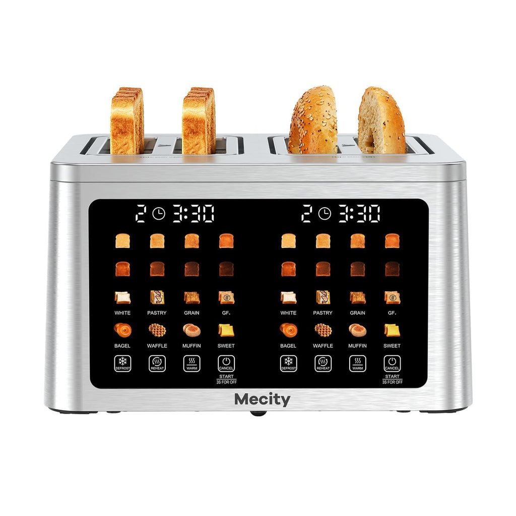 4 Slice Touchscreen Toaster with Dual Control