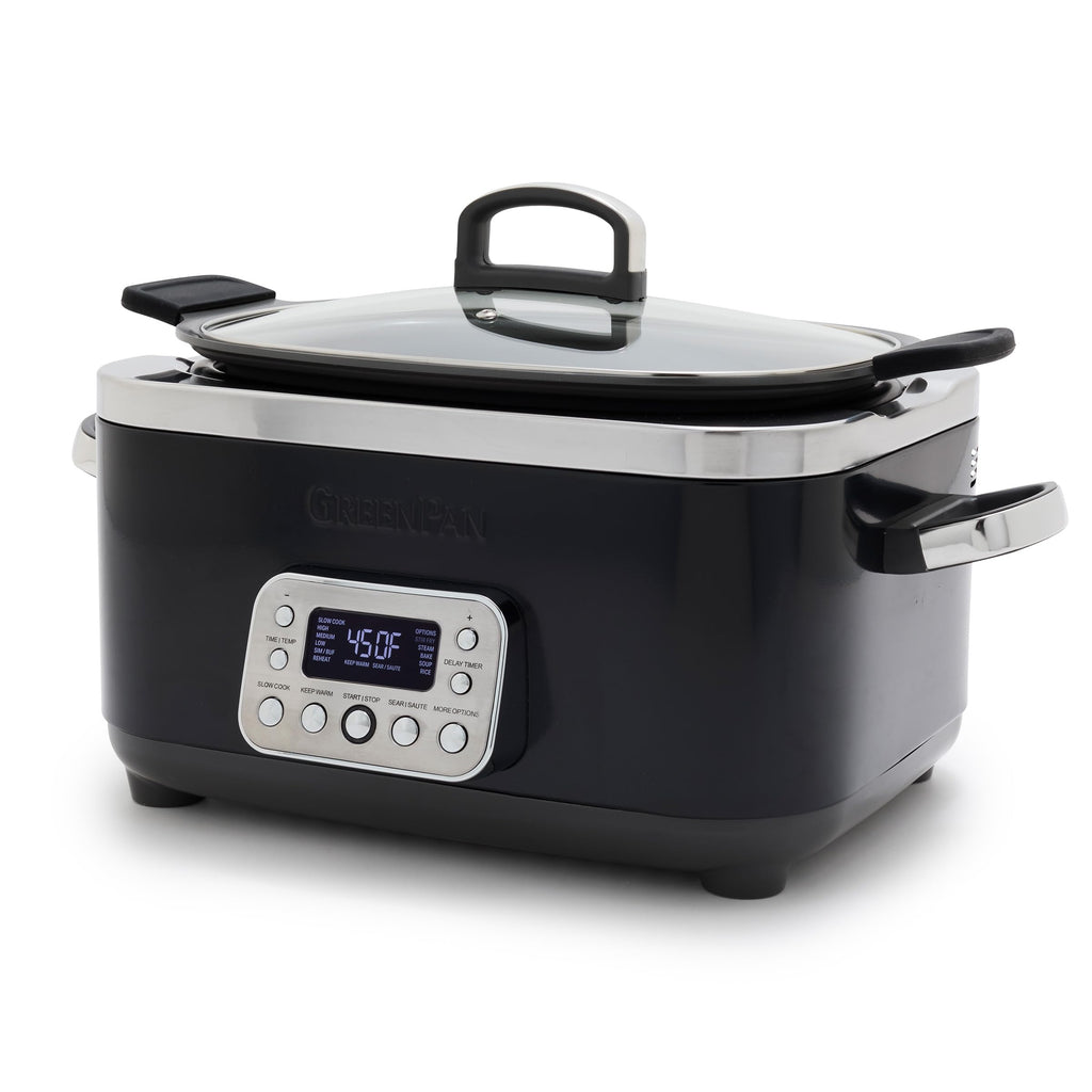 14 in 1 Nonstick 6QT Electric Slow Cooker and Ceramic Multi Cooker