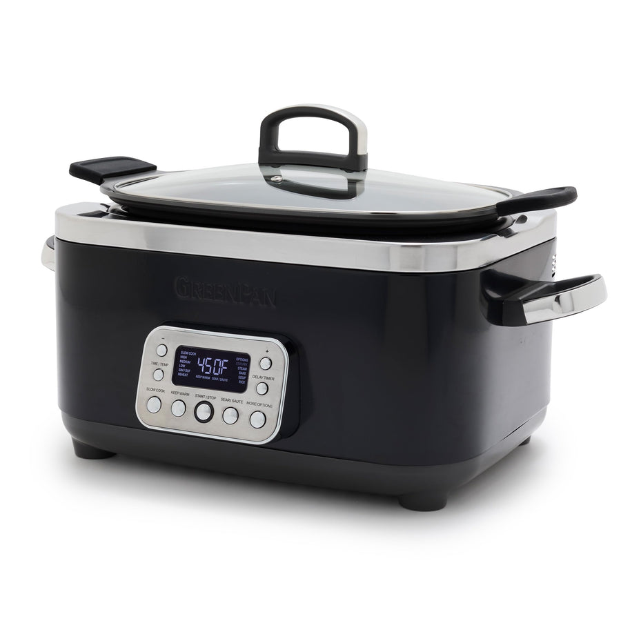 14 in 1 Nonstick 6QT Electric Slow Cooker and Ceramic Multi Cooker