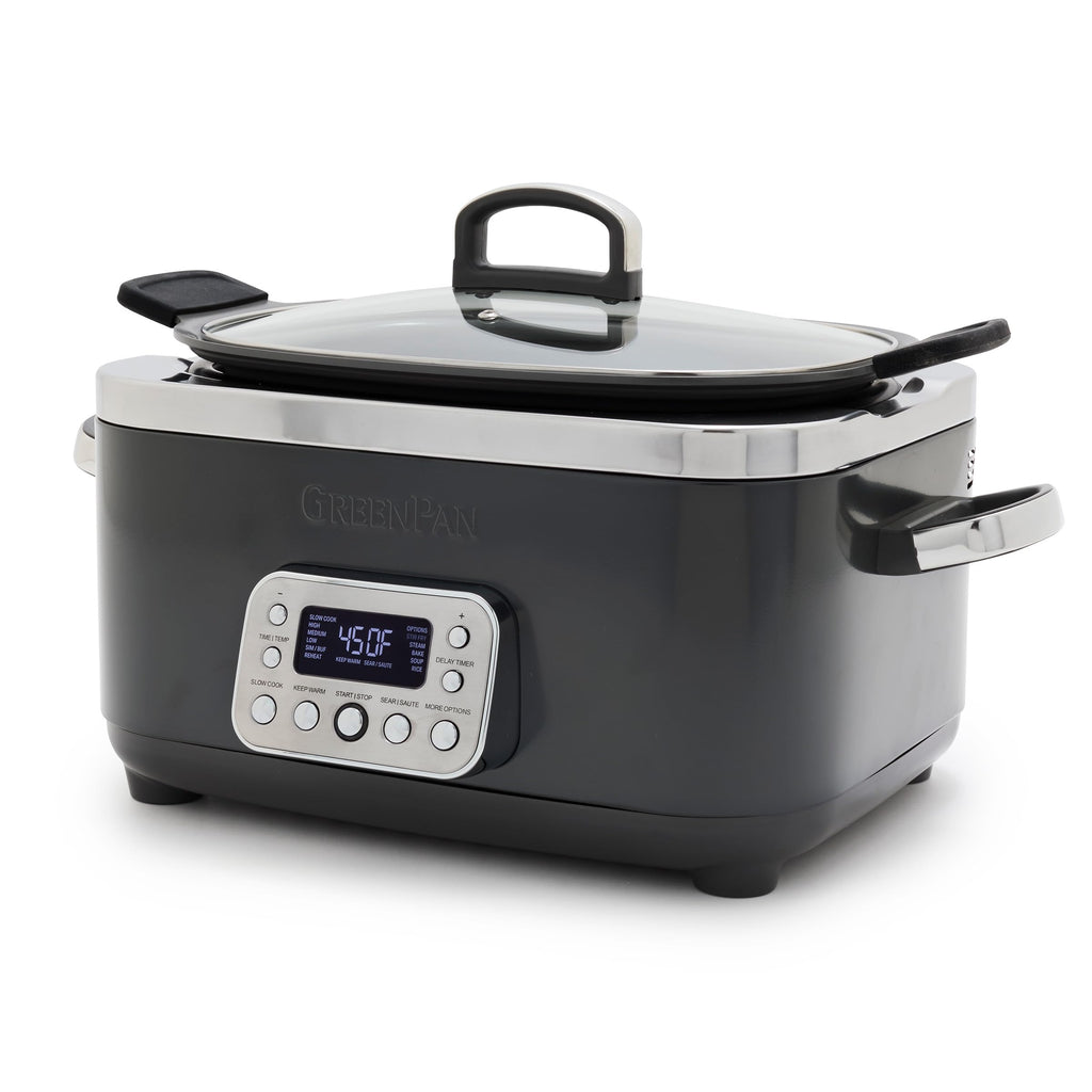 14 in 1 Nonstick 6QT Electric Slow Cooker and Ceramic Multi Cooker