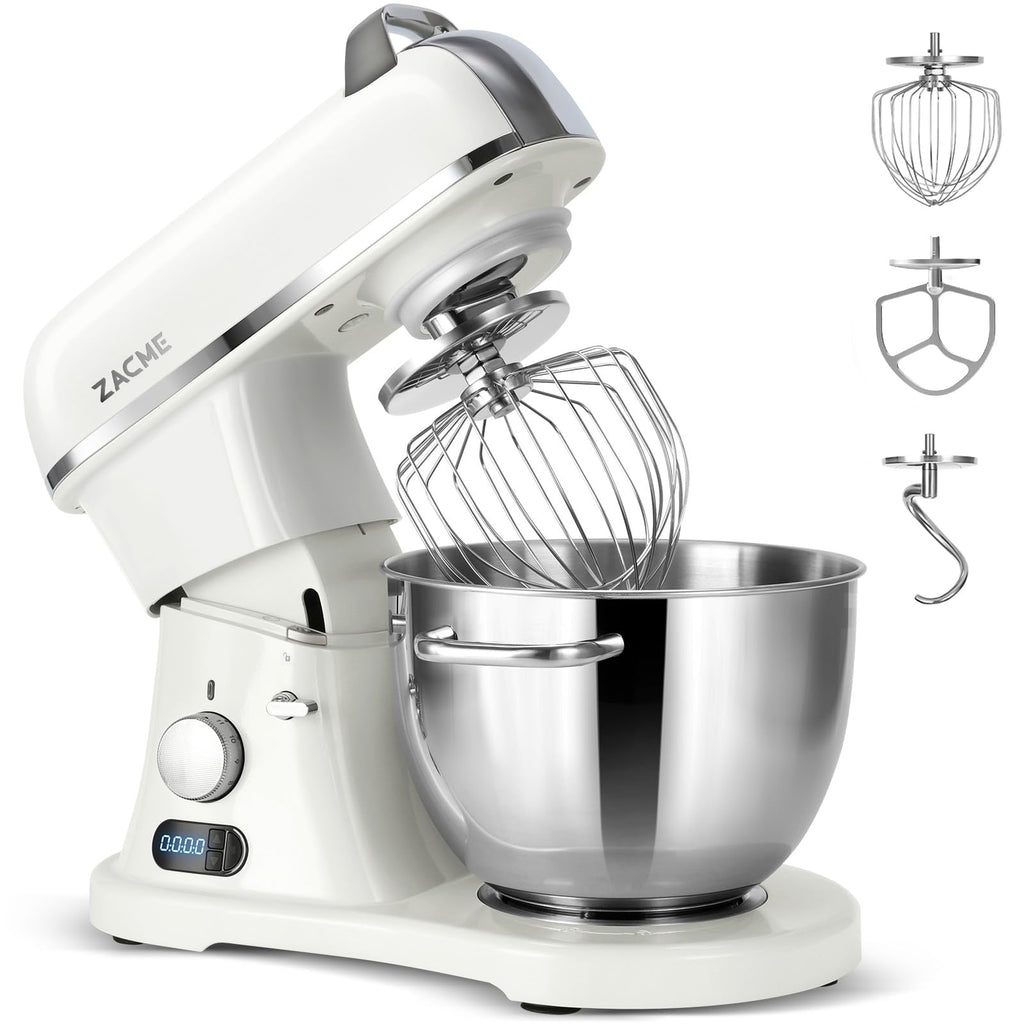 8.4 Quart 800W Commercial Stand Mixer with NSF Certified Metal Body