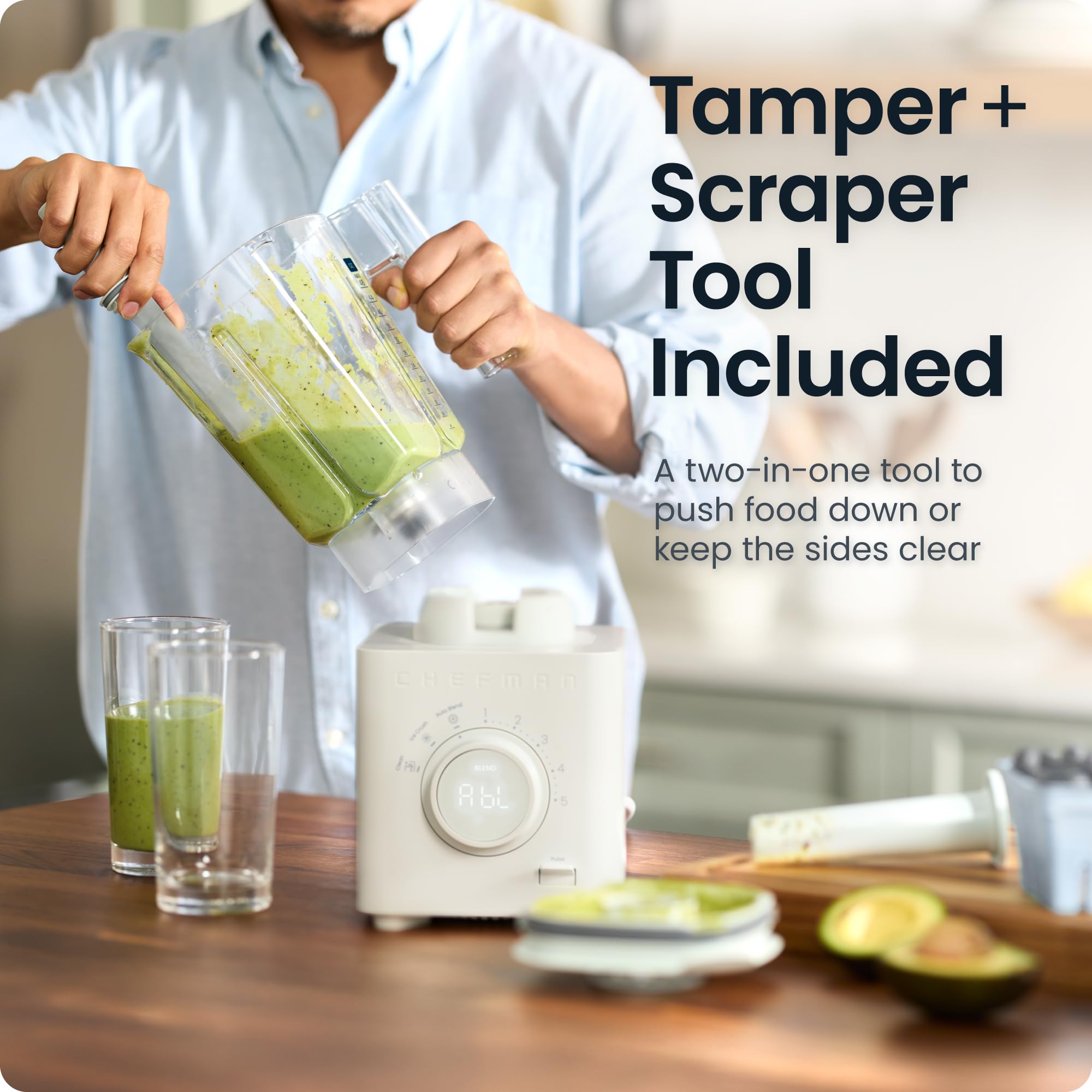 Watt Food Blender Combo with Safe Plastic Pitcher